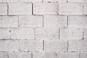 Mur de clôture en parpaing à Caudry